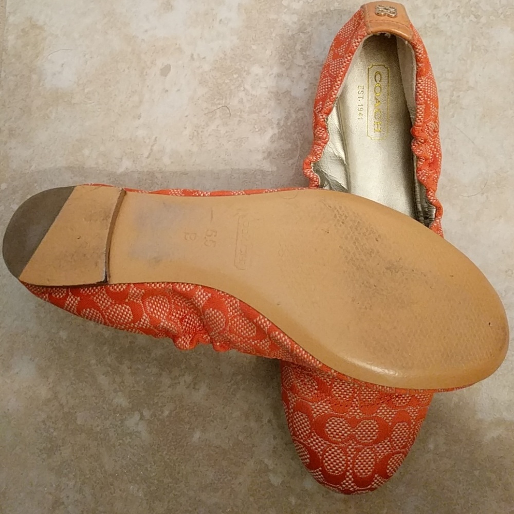 Coach ballet flats